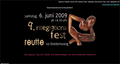 Desktop Screenshot of integrationsfest-reutte.chromosphere.at
